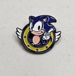 Sonic The Hedgehog Logo Enamel Pin
